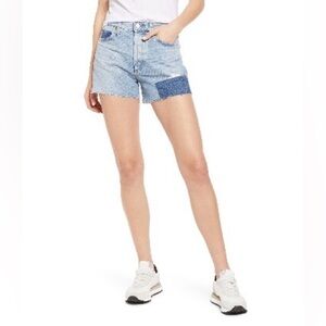 AG Adriano Goldschmied Alexxis High Waist Wedgie Cut Off Jean Shorts Size 33 NWT